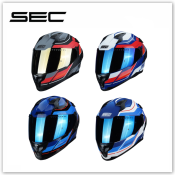 Sec Modular Helmet for Motorcycle Revolt - Air Gloss/Matte