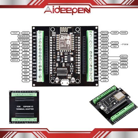 NodeMCU V3 ESP8266 WiFi Development Board for Arduino