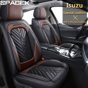 Isuzu Leather Car Seat Covers - Front and Rear Set