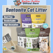 FOLOPETS Premium Bentonite Cat Litter Sand with Lavender Lemon Charcoal