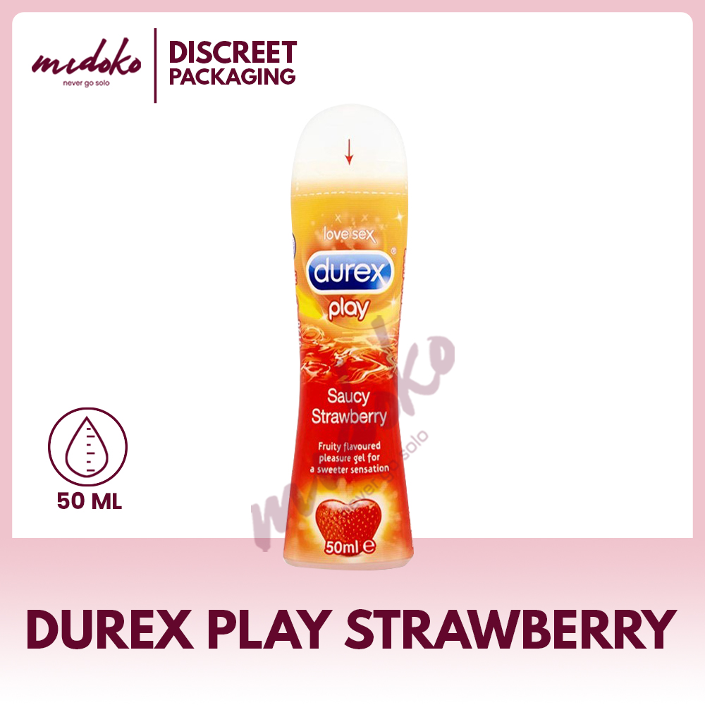 Midoko Durex Play Saucy Strawberry Flavoured Gel Lube 50ml