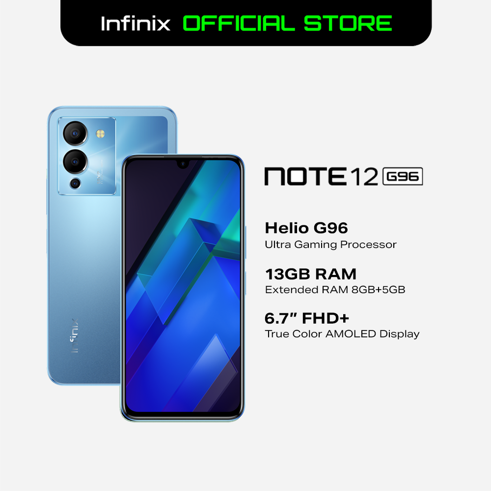 Infinix Note 12: 8GB + 128GB, Helio G96