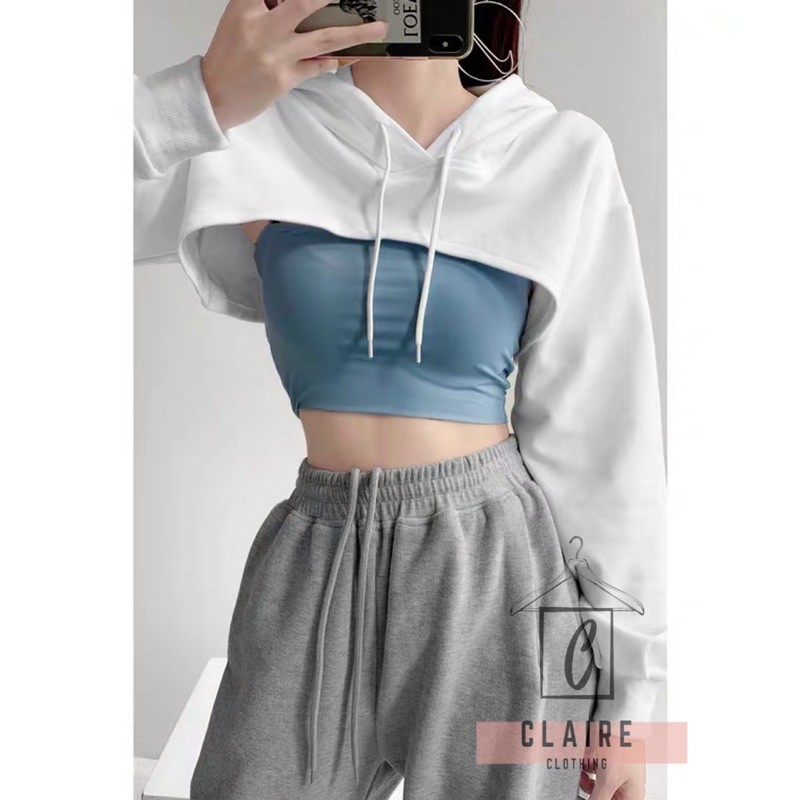 hoodie croptop
