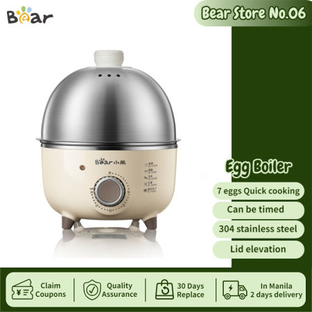 Rapid Electric Egg Cooker with Auto Shut Off, 7-Egg Capacity