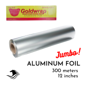 GOLDWRAP Aluminum Foil Jumbo Roll 300M X 12"