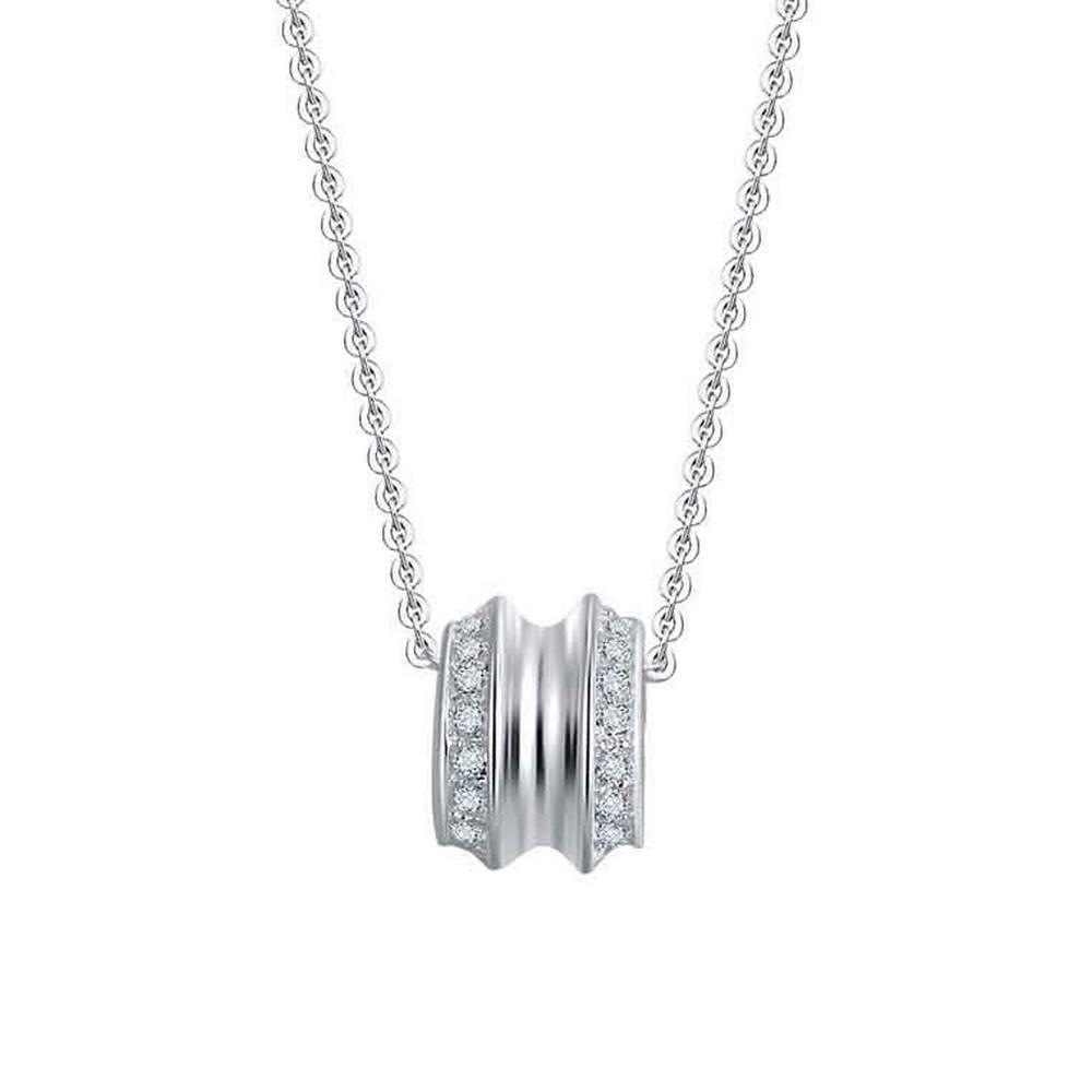 silver ring with chain