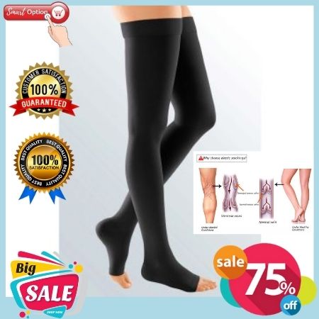 Medical 15-20mmHg High Waist Medical Compression Pantyhose for Varicose  Veins Women Compression Stockings XL-5XL Plus Size Health Accessories