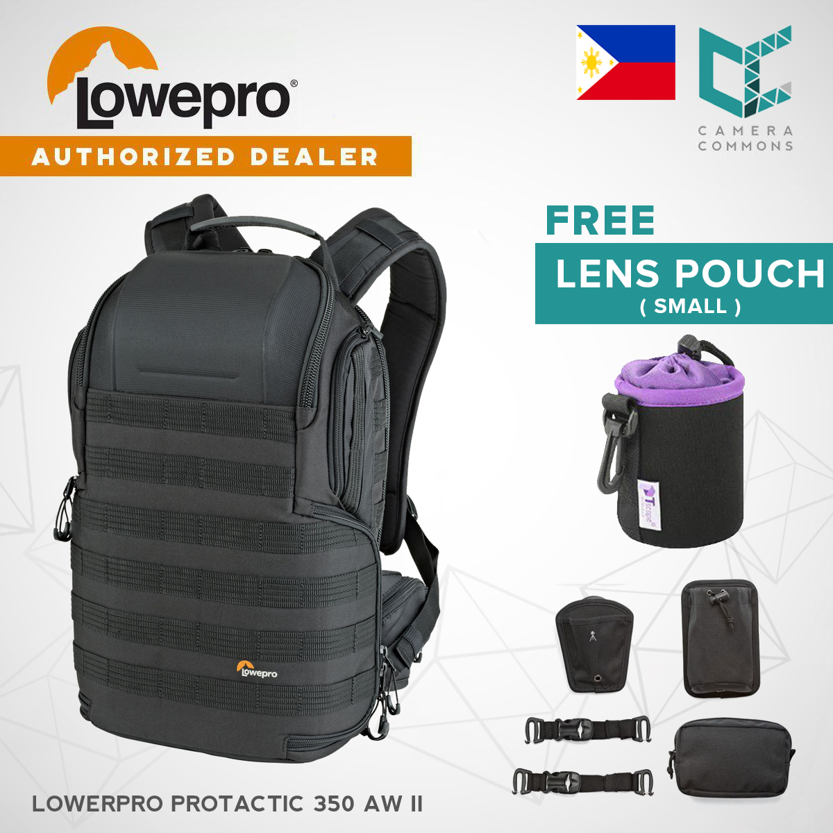 lowepro protactic bp 450 aw ii camera and laptop backpack