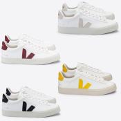 French Veja 2022 Lace-Up Leather Sneakers for Men and Women