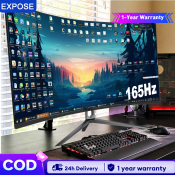 24" 144Hz Curved Gaming Monitor for Office/Home - White