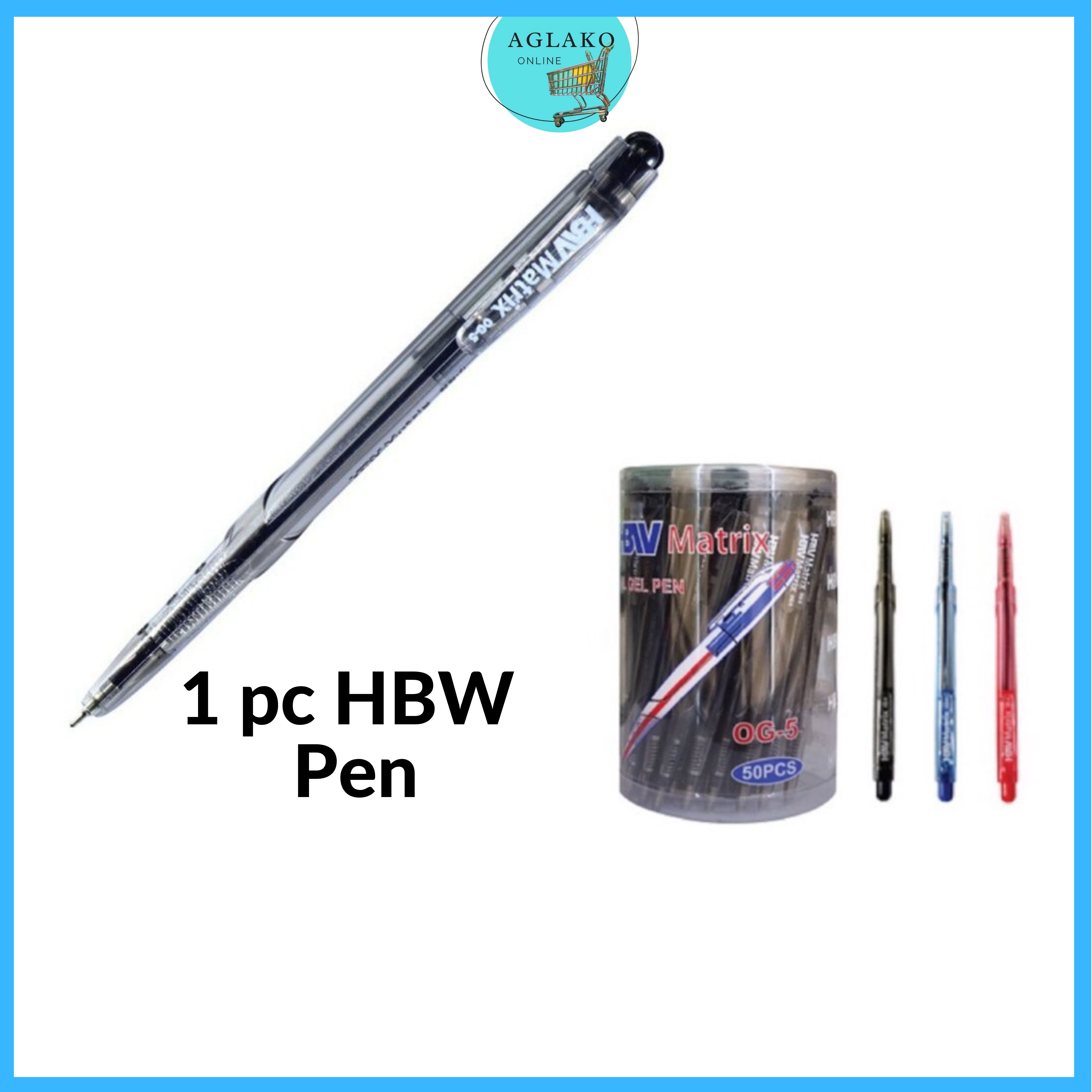 HBW Matrix Ballpen Retractable Type Blue Black Red Ballpen COD ...