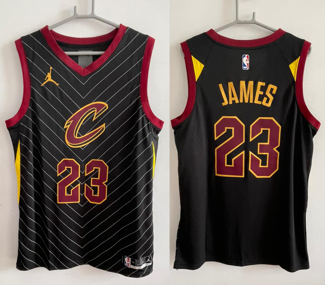 lebron james cleveland jersey black