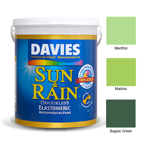 waterproof green paint