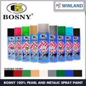 Bosny by Winland 100% Pearl and Metallic Spray Paint / Pylox