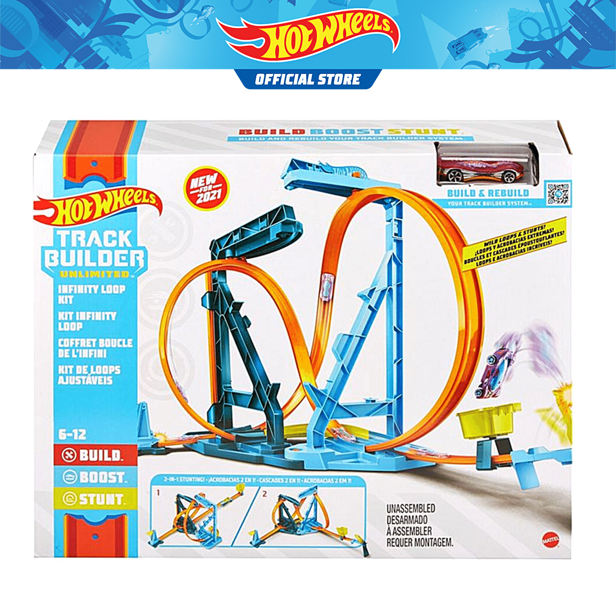 Hot Wheels Track Set And Toy Car Track Builder Corkscrew Twist sites