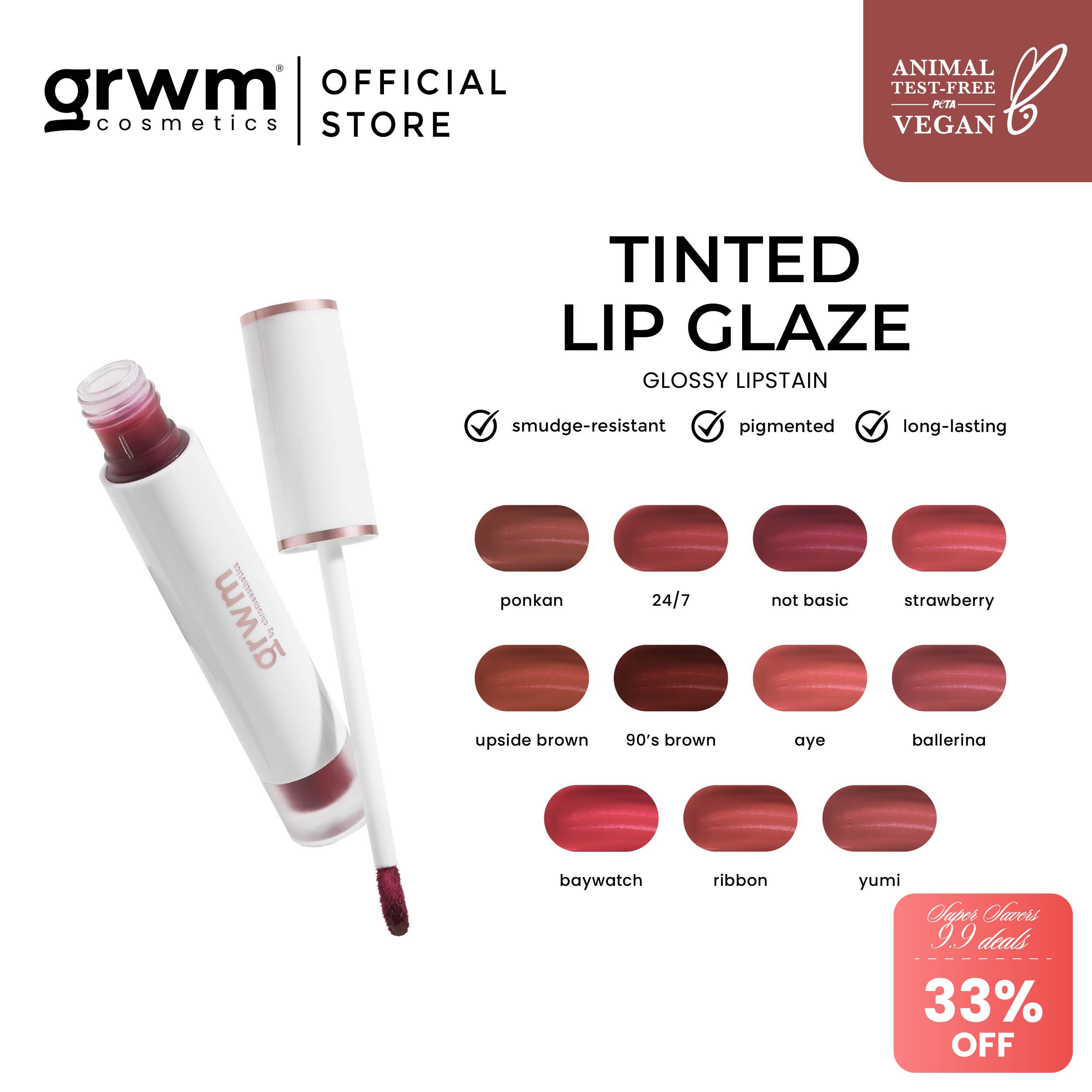 Discount on Grwm Cosmetics  shoes - SKU: Tinted Lip Glaze