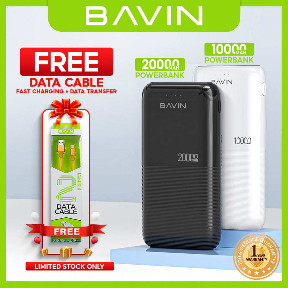 BAVIN Powerbank 10000mAh-20000mAh Fast Charging Dual Port