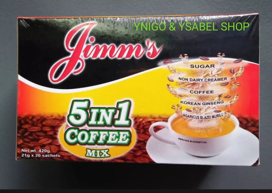 Jimm's 5-in-1 Coffee Mix Stand-up Pouch 400g 