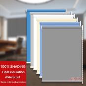 AIMYA Blackout Roller Shades for Home or Office Windows