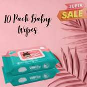 10PCK Baby Wipes 80sheets Per Pack convenient portable wipes
