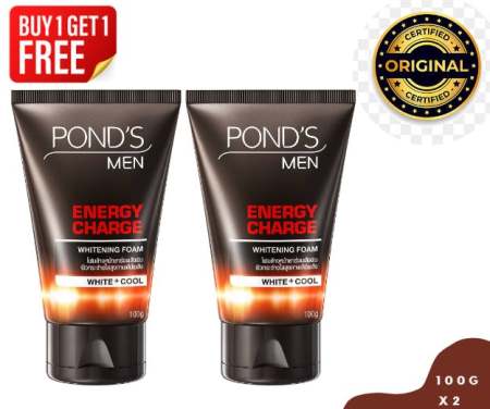 POND'S Men Energy Charge Acne Foam Wash - 2 Pack