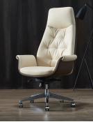 KRUZO DW Boss Leather Office Chair with Lumbar Support