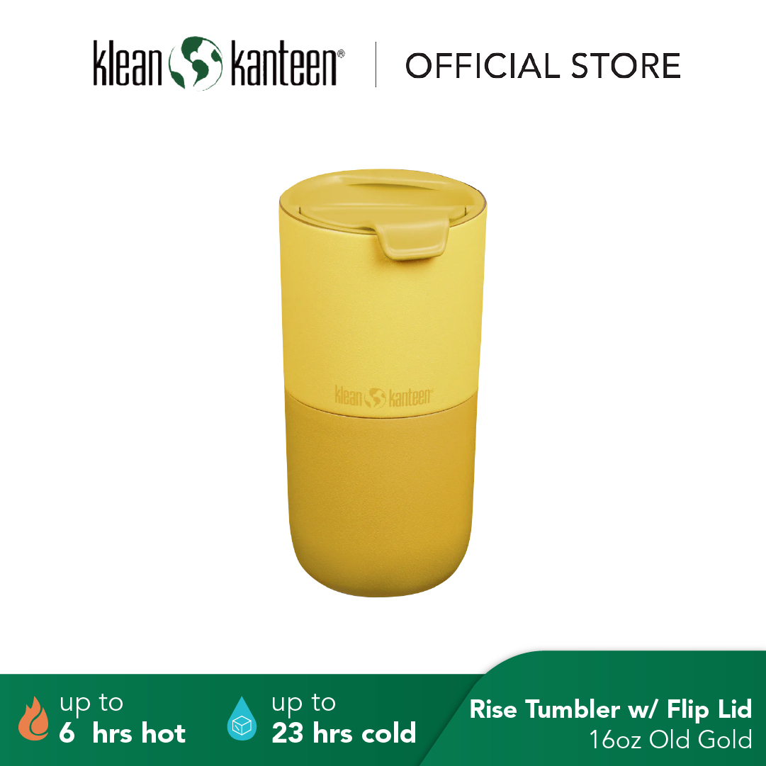 Klean Kanteen Rise 16oz Insulated Tumbler with Flip Lid Tofu