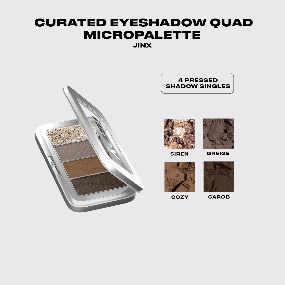 Discount on Issy & Co.  shoes - SKU: Issy Curated Eyeshadow Quad Micropalette In Jinx