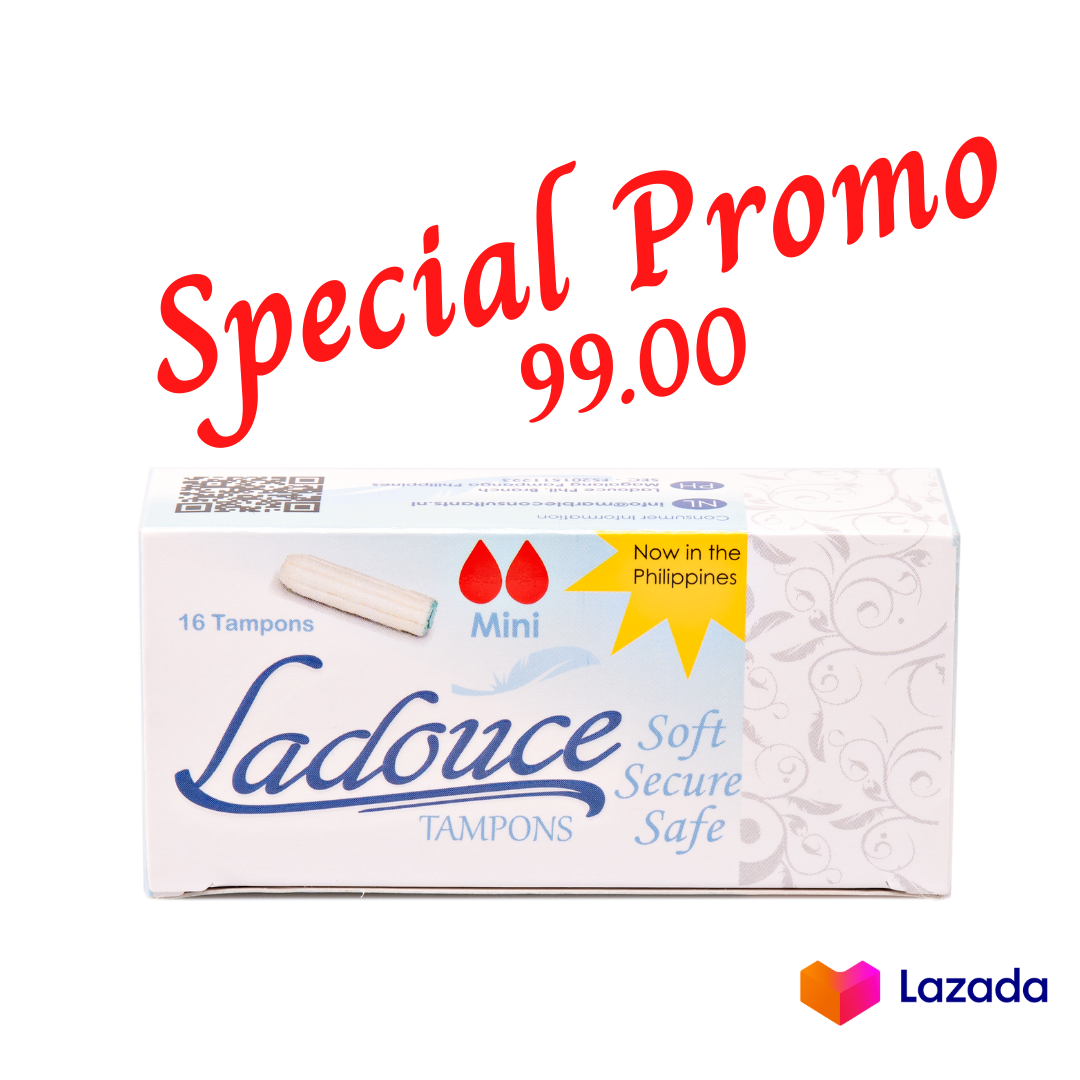 16 Ladouce® Mini Super absorbent tampons