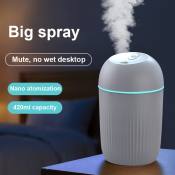 USB Portable Ultrasonic Air Humidifier with LED Light and Aromatherapy