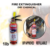 1lb Dry Chemical ABC Fire Extinguisher handy and portable