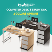 Bewell Study Desk with Drawer - Modern and Functional