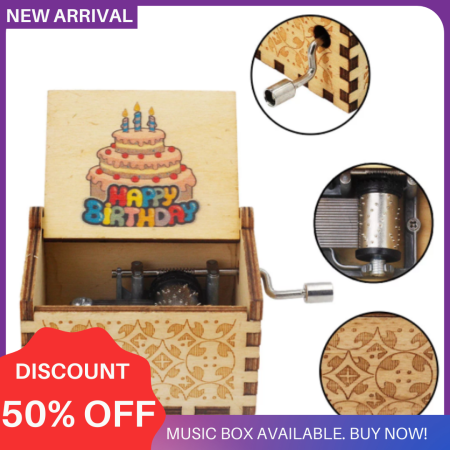 FYP Wooden Music Box - Birthday & Anniversary Gift