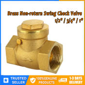 Brass Swing Check Valve  1/2"   3/4"    1" Female Thread