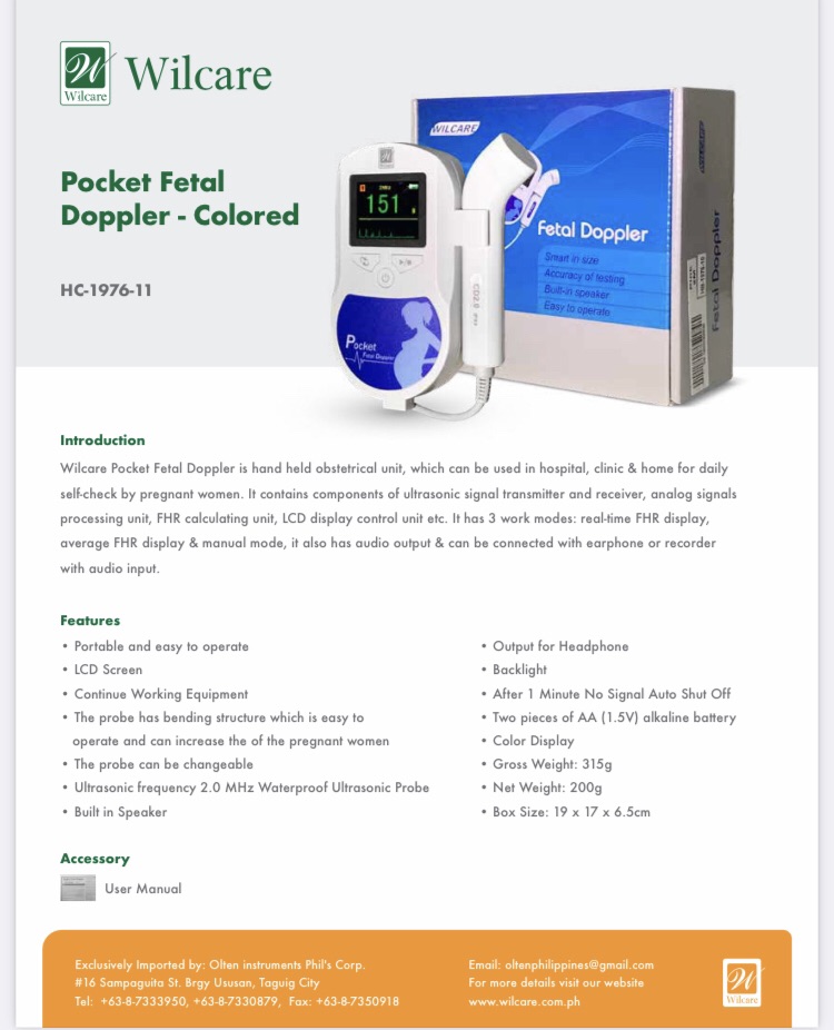 Wilcare Fetal Doppler