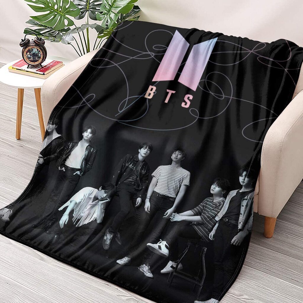 2023 in stock Ready Stock Kpop BTS Ultra Soft Flannel Throws