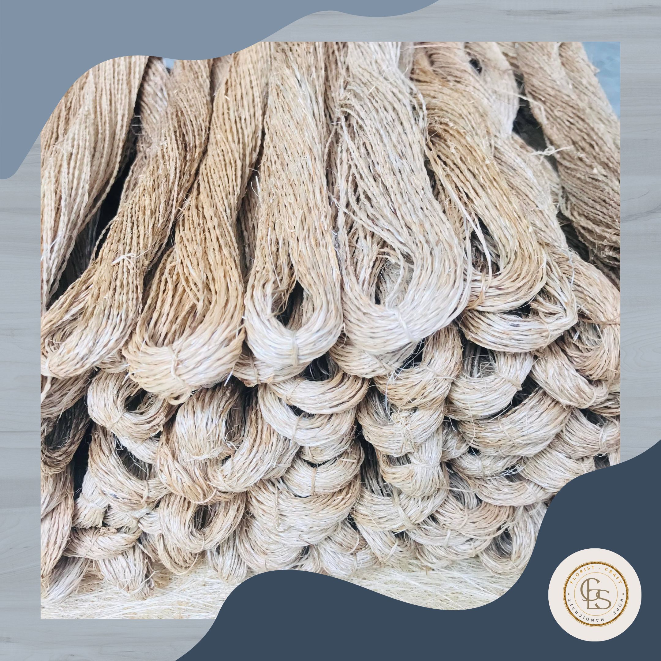 Etra Oy - Abaca-oiled twisted manila rope for outdoor use