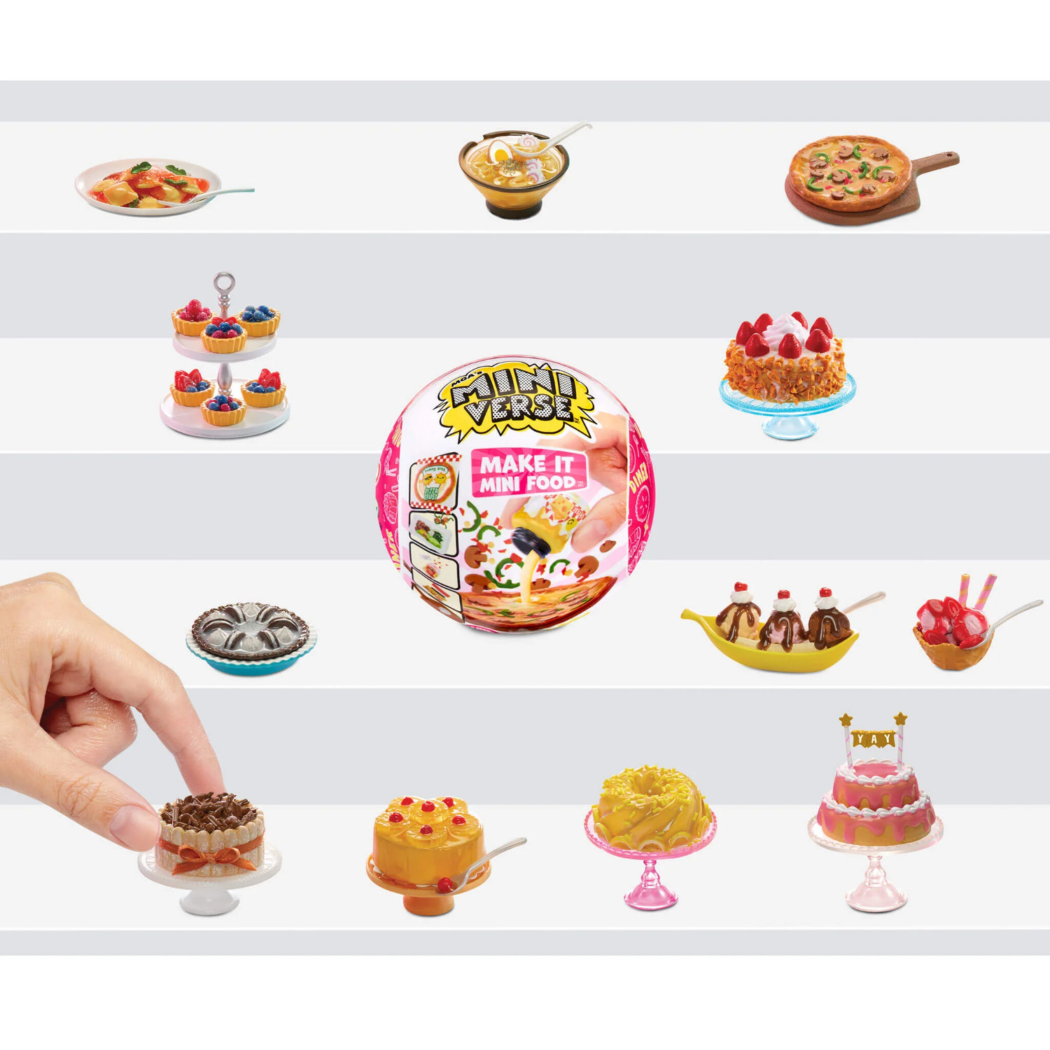  MGA's Miniverse Make It Mini Food Diner Series 1 Minis, Blind  Packaging, DIY, Resin Play, Collectors, 8+ : Toys & Games