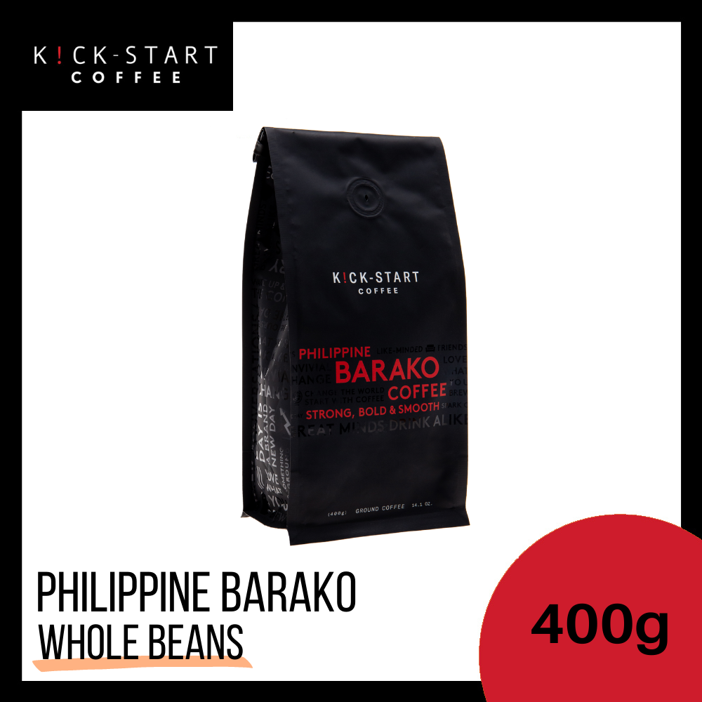 Kick-Start Your Daily Lift Ground Coffee (400g) freshly roasted Arabica  Robusta medium dark roast for brewed coffee grounds