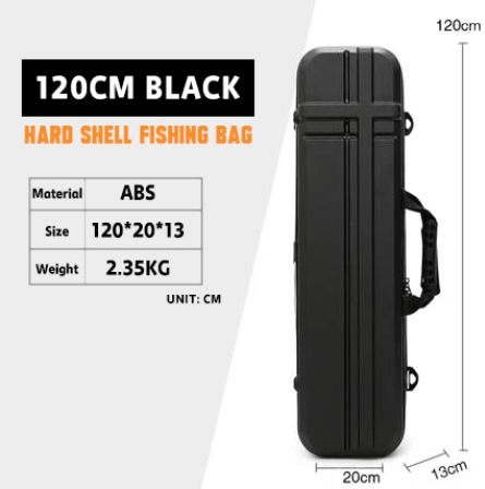 High Quality 120 cm ABS Material Hard Fishing Bag Big Capacity