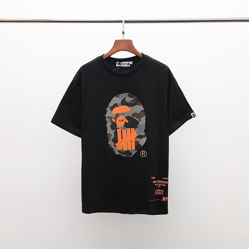 Orange hotsell bape shirt