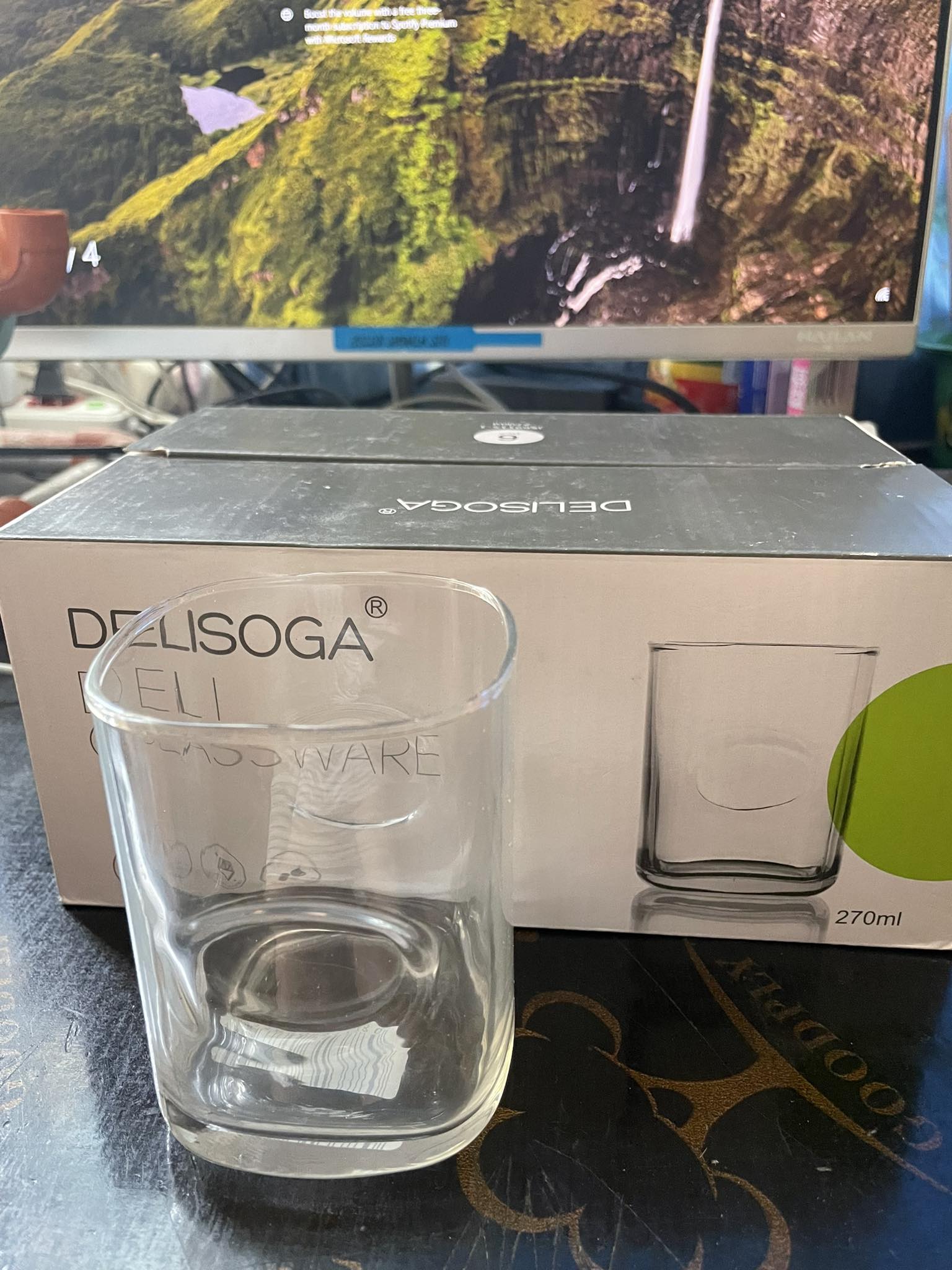 Delisoga Fancy Glass Cup - Set of 6 Price: Kshs. 650/