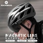 ROCKBROS Lightweight Magnetic Goggles Cycling Helmet