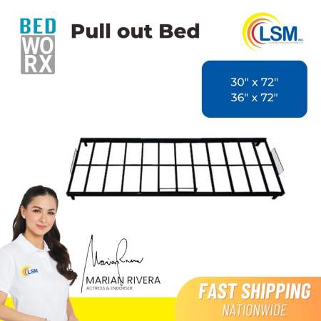 Lsm Pull-out Steel Bed Frame Heavy Duty