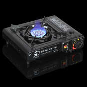 New Portable Butane Gas Stove Mini Camping with Case