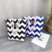 Korean Stripe Shoulder Bag by 