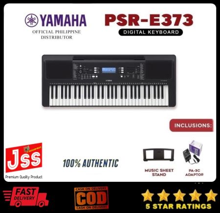 YAMAHA PSR-E373/473 Digital Keyboard with Power Supply