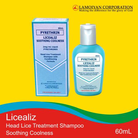 Licealiz Head Lice Treatment Shampoo Soothing Coolness 60mL