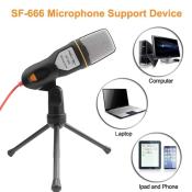 JHC SF-666 Condenser Microphone - Studio Recording and Karaoke