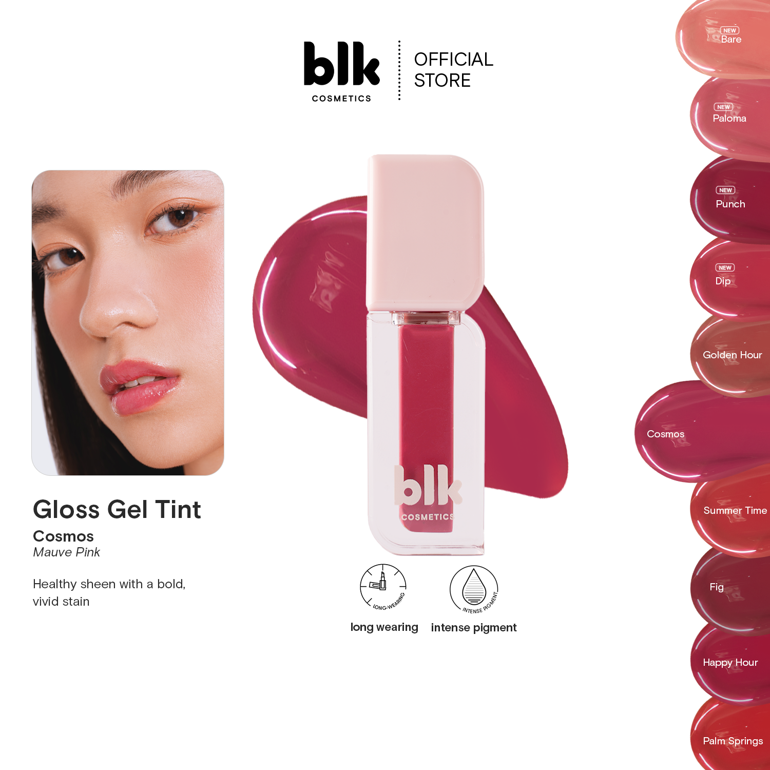 Discount on Blk Cosmetics  shoes - SKU: Blk Cosmetics Fresh Gloss Gel Tint Cosmos